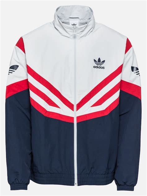 adidas jacke rot weiß blau damen|rote Jacken für Damen .